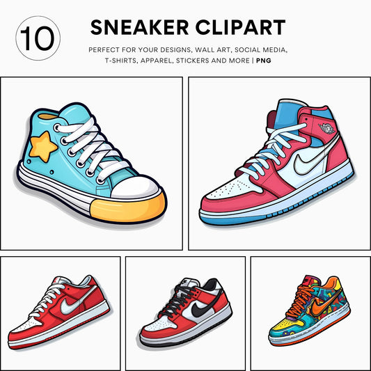 10 High-Top and Low-Top Dunks, Chucks, 1s Sneakers