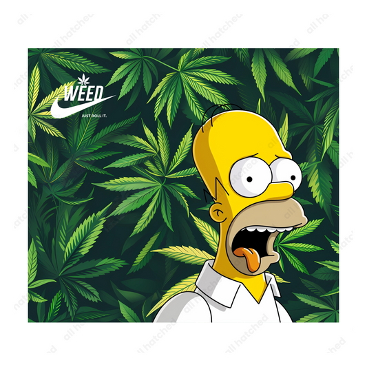 Homer Weed Tumbler Design