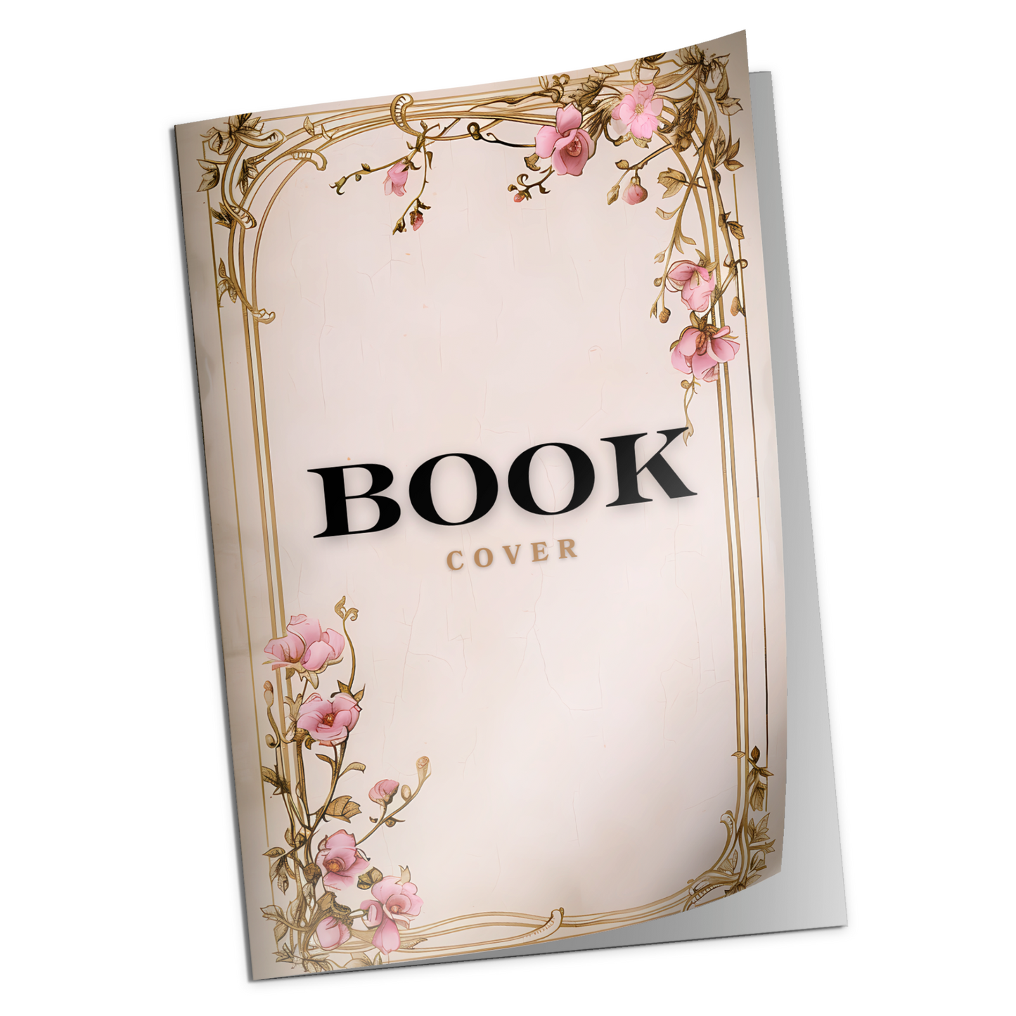 Floral Border Book Cover