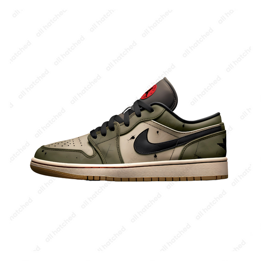 Olive Low Top Dunk Sneaker