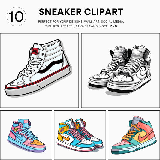 10 High-Top and Low-Top Dunk, Chucks, 1s Sneakers
