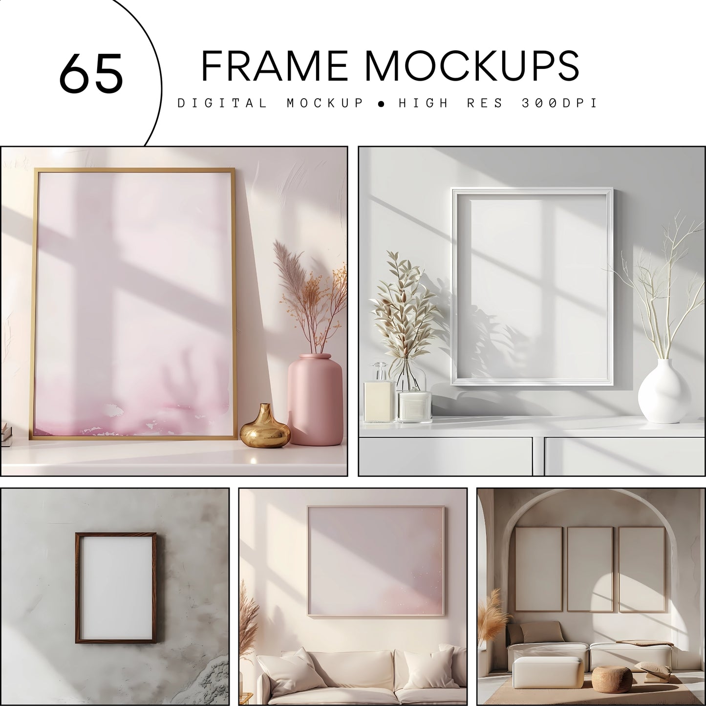 65 Art Frame Mockups