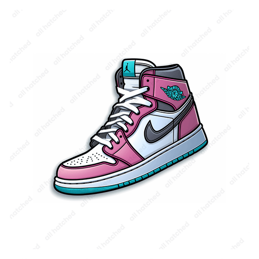 Pink and White Sneaker