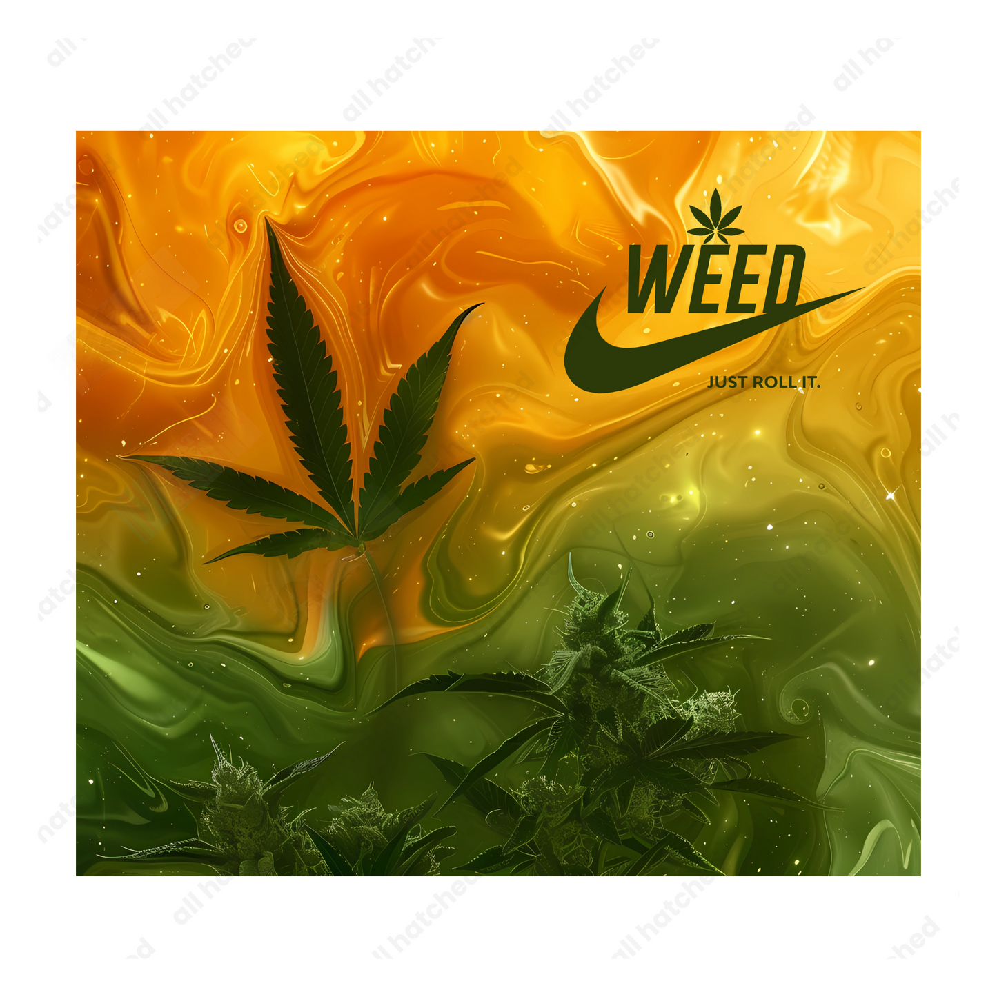 Just Do It Weed Tumbler Design