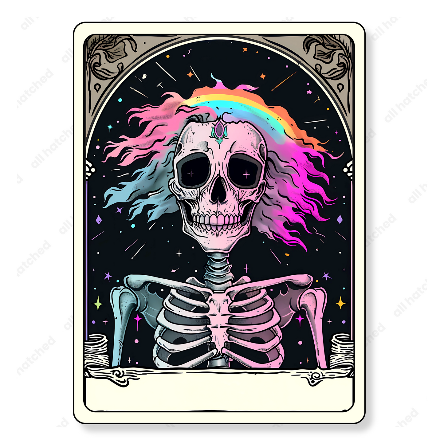 The Add Your Text Funny Tarot Card