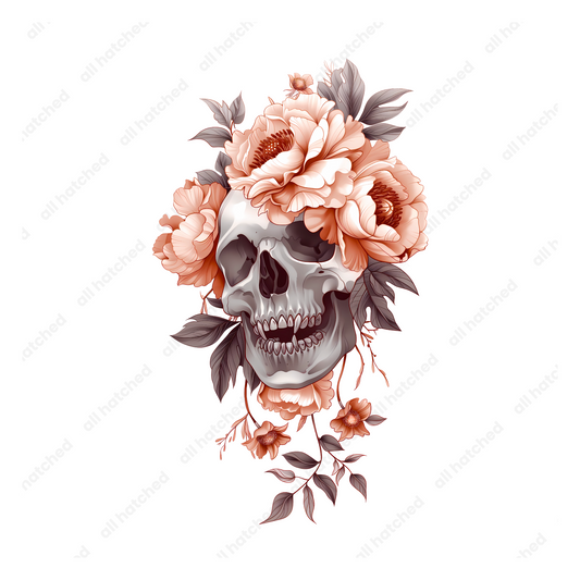 Floral Pastel Skeleton