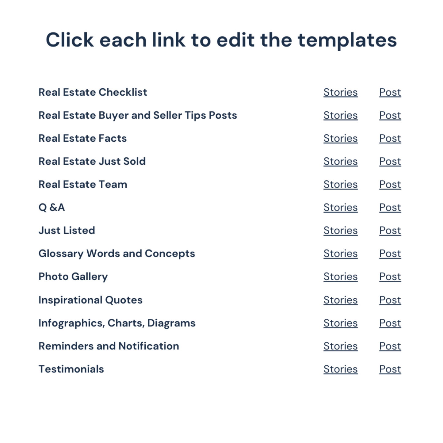 600 Real Estate Instagram Editable Canva Templates