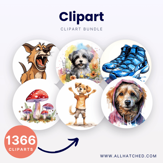 1366 Clipart Bundle