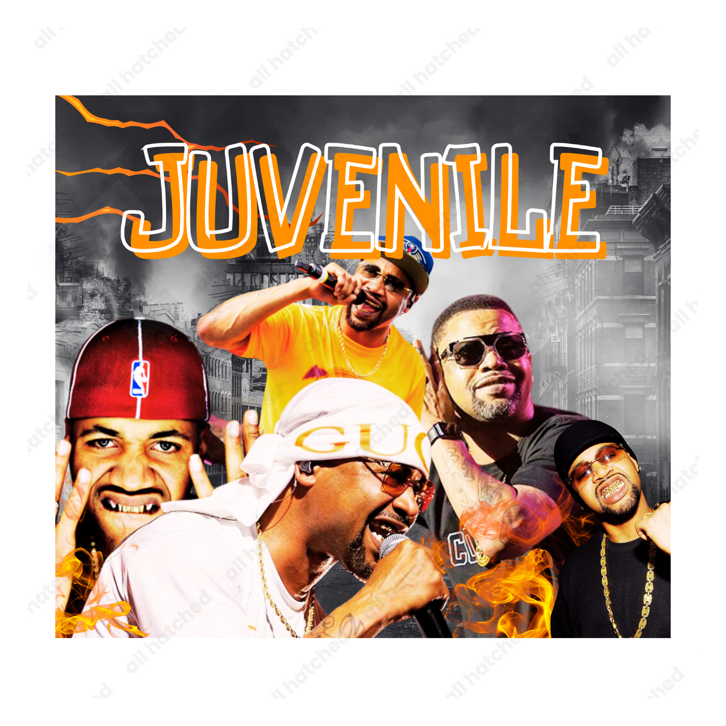 Juvenile Hip Hop Tumbler Design