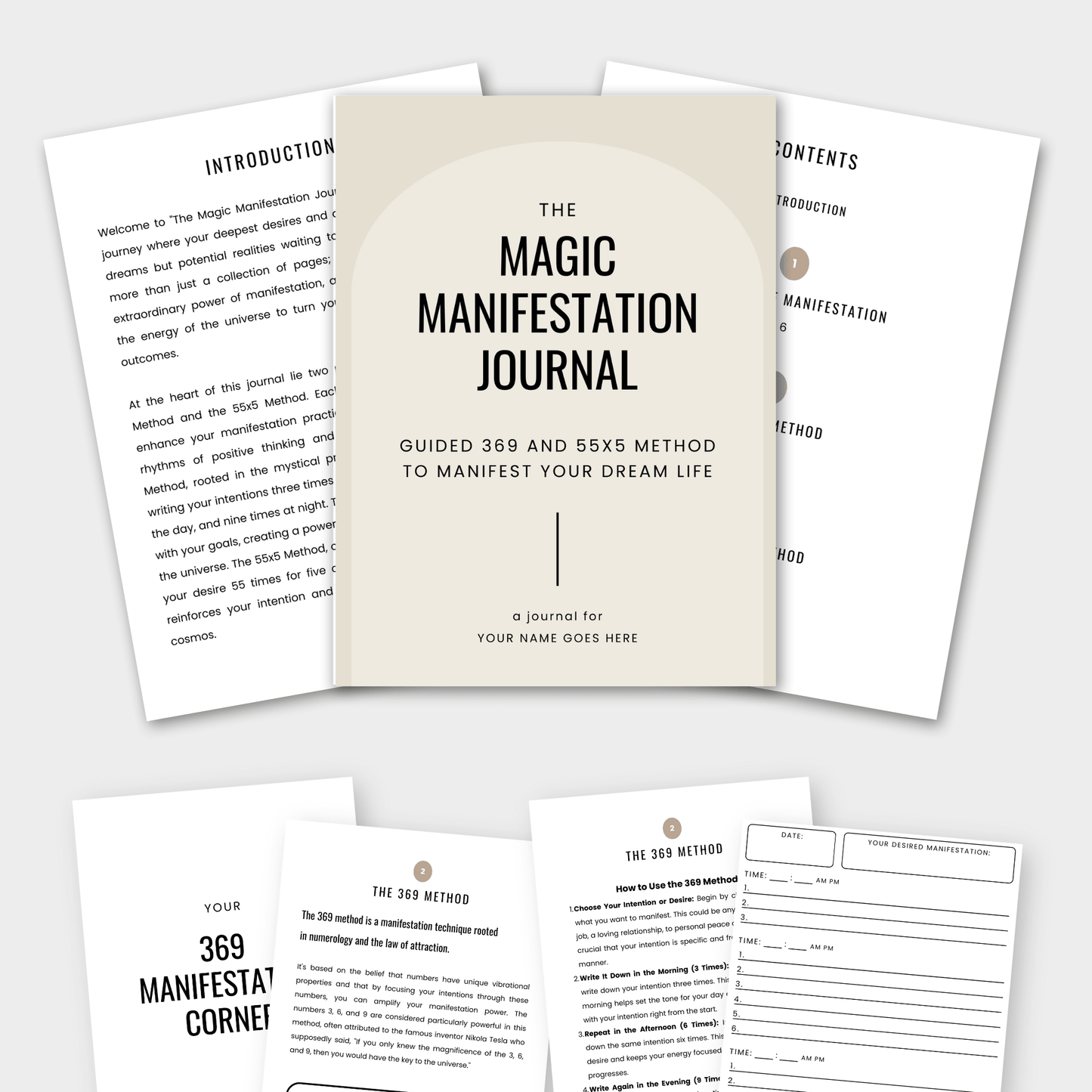 Magic Manifestation Journal