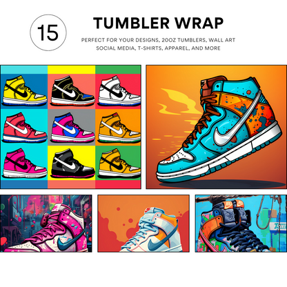 15 Multi Color Dunks, 1s Sneaker Tumbler Designs | All Hatched