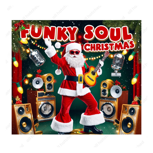 Funky Soul Christmas Tumbler Design